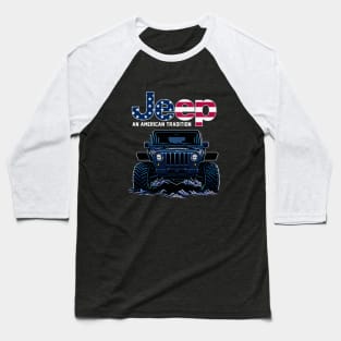 Jeep Adventure Baseball T-Shirt